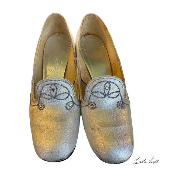 Vintage Balenciaga silver pump in box - Picture 4 of 15